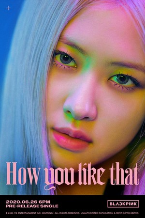  BLACKPINK drop 3rd set of neon 标题 posters for 'How 你 Like That'
