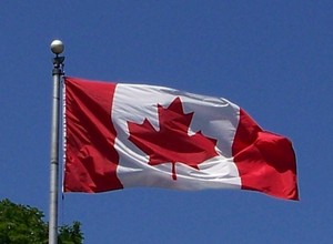  Canadian Waving Flag
