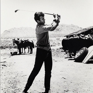  Clint on the set of The Good, the Bad, and the Ugly - 1966