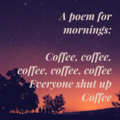 Coffee poem XD - random photo
