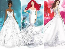  迪士尼 Princess Inspired Wedding Dresses