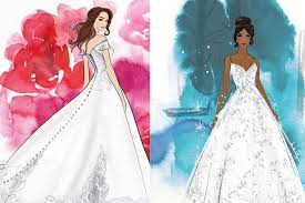  डिज़्नी Princess Inspired Wedding Dresses
