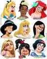 Disney Princesses and Villains Face swap - disney-princess fan art