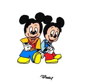 Disney's Morty and Ferdie Fieldmouse Twin Brothers