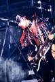 Gene ~San Diego, California...August 19, 1977 (Love Gun Tour - ALIVE II Photo Shoot) - kiss photo