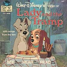  Lady And The Tramp Storybook And Record Set