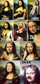 Mona Lisa: Before & After - random fan art