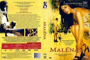  Monica Bellucci and Giuseppe Sulfaro in Malèna - DVD Cover
