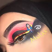 Mulan Inspired Eye Makeup