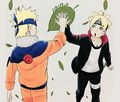 Naruto and Boruto - anime photo