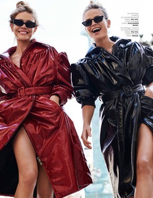  Natalia Vodianova and Natasha Poly for Vogue Russia [September 2018]