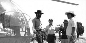  On the set of The Good, the Bad, and the Ugly (1966)