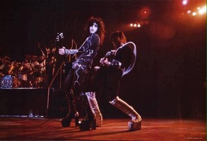  Paul and Ace ~Newburgh, New York...June 30, 1976 (Destoryer Tour rehearsal)