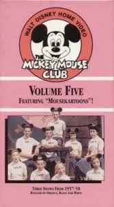  The Mickey muis Club video cassette, videocassette Volume 5