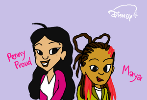  The Proud Family Louder and Prouder (Penny Proud and Maya)