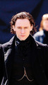 Tom Hiddleston (as Thomas Sharpe on the set of Crimson Peak)  - tom-hiddleston photo