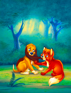  Walt Disney Posters - The cáo, fox and the Hound