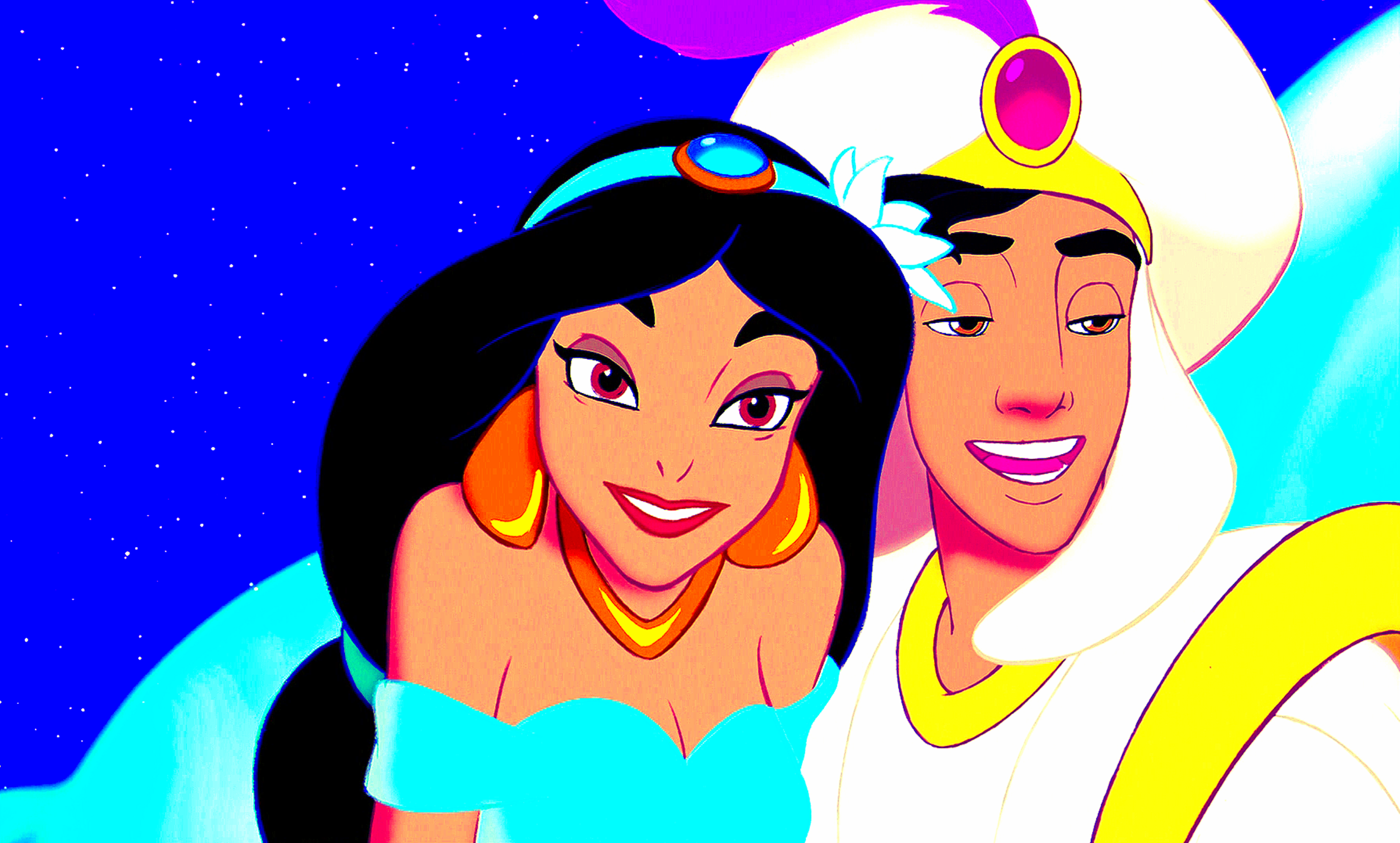 Walt Disney Screencaps - Princess Jasmine & Prince Aladdin - Walt Disney  Characters Photo (43446626) - Fanpop