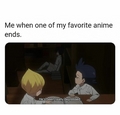 *My Friends when my favorite anime ends* - random photo