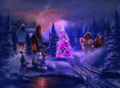 Christmas Scene 🎅 - christmas fan art