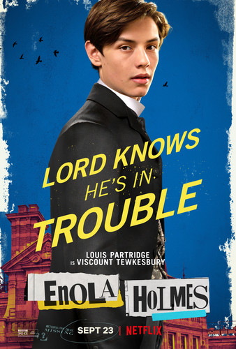 Enola Holmes (2020) Poster - Louis Partridge as Viscount Tewkesbury - Netflix Photo (43534781 ...