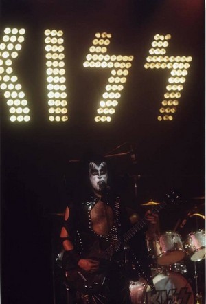  Gene ~Detroit, Michigan...September 28, 1974 (KISS Tour)