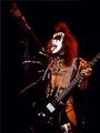 Gene ~Inglewood, California...August 26, 1977 (Love Gun Tour)  - kiss photo