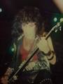 Gene ~Leicester, England...October 10, 1984 (Animalize Tour)  - kiss photo