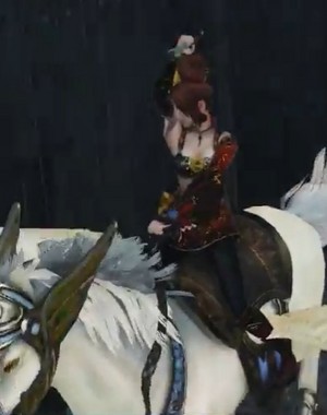  Kai riding on an Pegasus