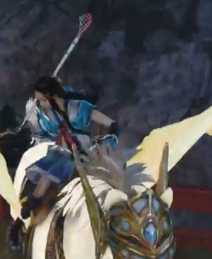  Lady Hayakawa riding an Beautiful Pegasus