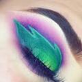 Maleficent Inspired Eye Makeup - disney photo