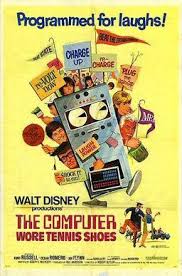  Movie Poster 1969 disney Film, The Computer Wore tênis Shoes
