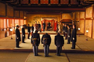Nathan, Omura, Colonel Bagley, Emperor Meiji and Simon