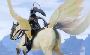  NuWa rides on an Pegasus