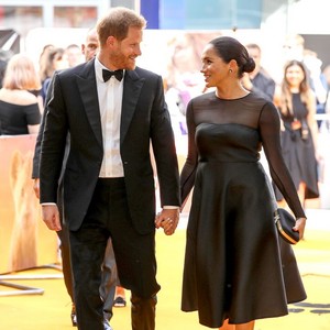  Prince Harry And Megan Markle 2019 Дисней Premiere Of The Lion King
