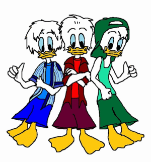  Quack Pack (Huey, Dewey and Louie Duck)