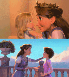  Rapunzel and her Mom