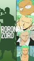 Roronoa Zoro - anime fan art
