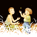 Seita and Setsuko - grave-of-the-fireflies fan art