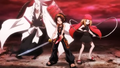 anime - Shaman King Anna Kyoyama, Yoh Asakura and Amidamaru  wallpaper