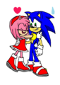 Sonic the Hedgehog and Amy Rose 2016 - sonic-and-amy fan art