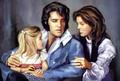 The Presley Family - elvis-presley fan art