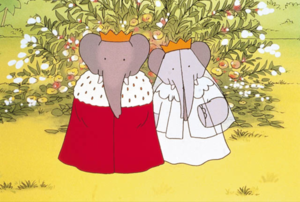  The Wedding of King Babar and Queen Celeste - Babar, King of the Elephants