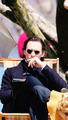 Tom Hiddleston as Thomas Sharpe on the set of Crimson Peak - tom-hiddleston photo