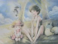 Totoro, Mei and Satsuki - studio-ghibli fan art