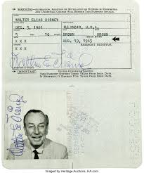  Walt ডিজনি Travel Passport
