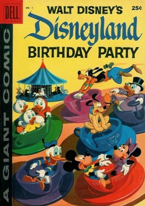  Disneyland Birthday Party 1958 Comic Book