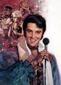 Elvis Presley With The Famed Music Legends - elvis-presley fan art