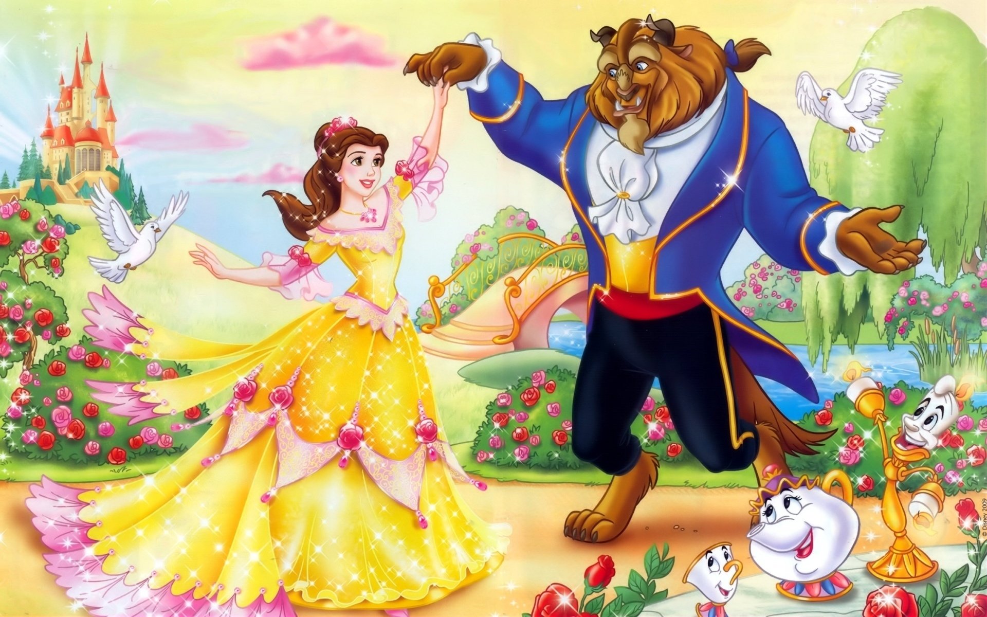 Beauty And The Beast - Fly By Butterfly 🦋 Wallpaper (43647284) - Fanpop