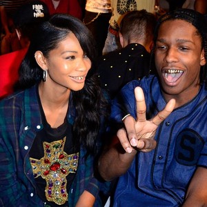 Chanel Iman and A$AP Rocky 
